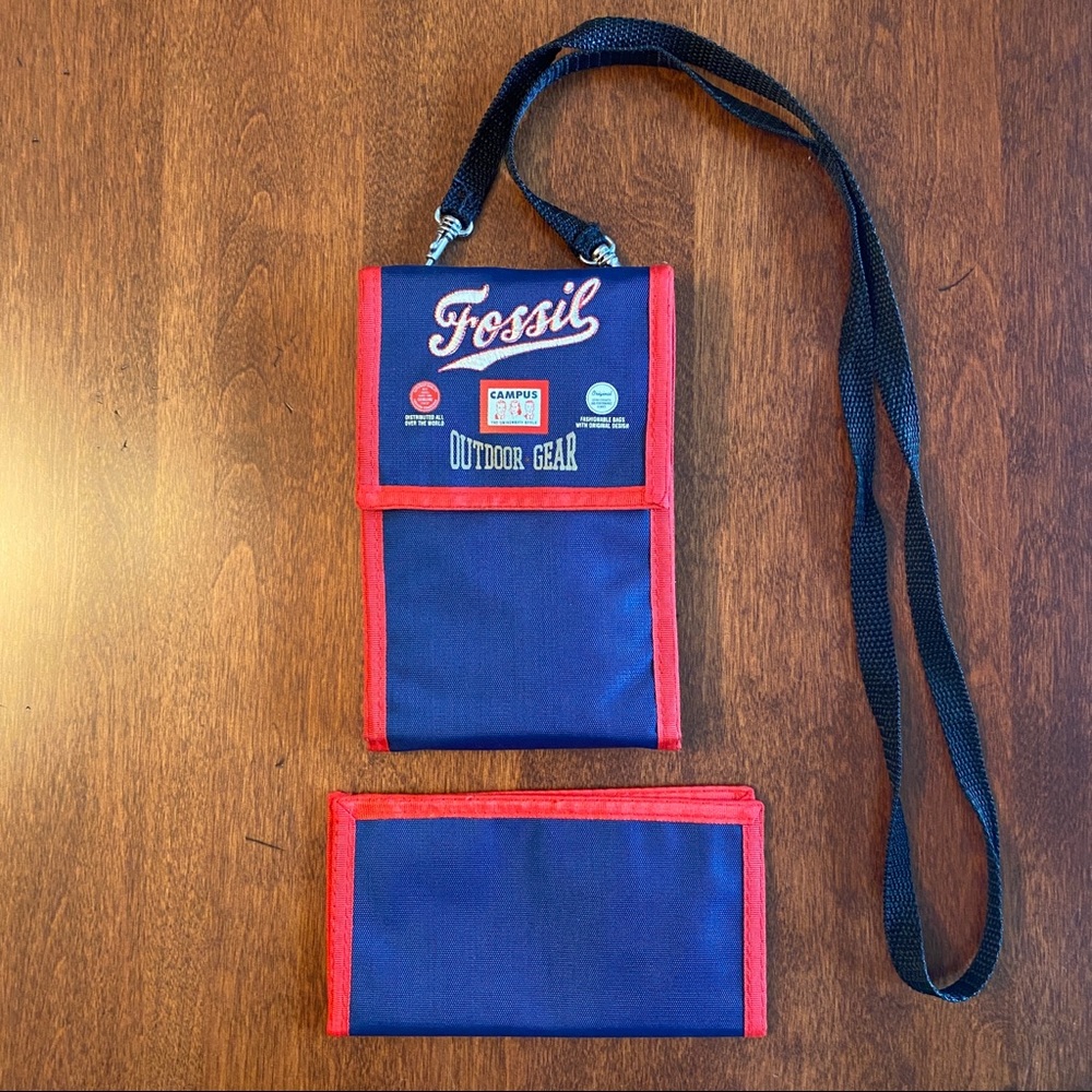 Fossil Vintage Outdoor Gear Campus Crossbody Nylon Bag